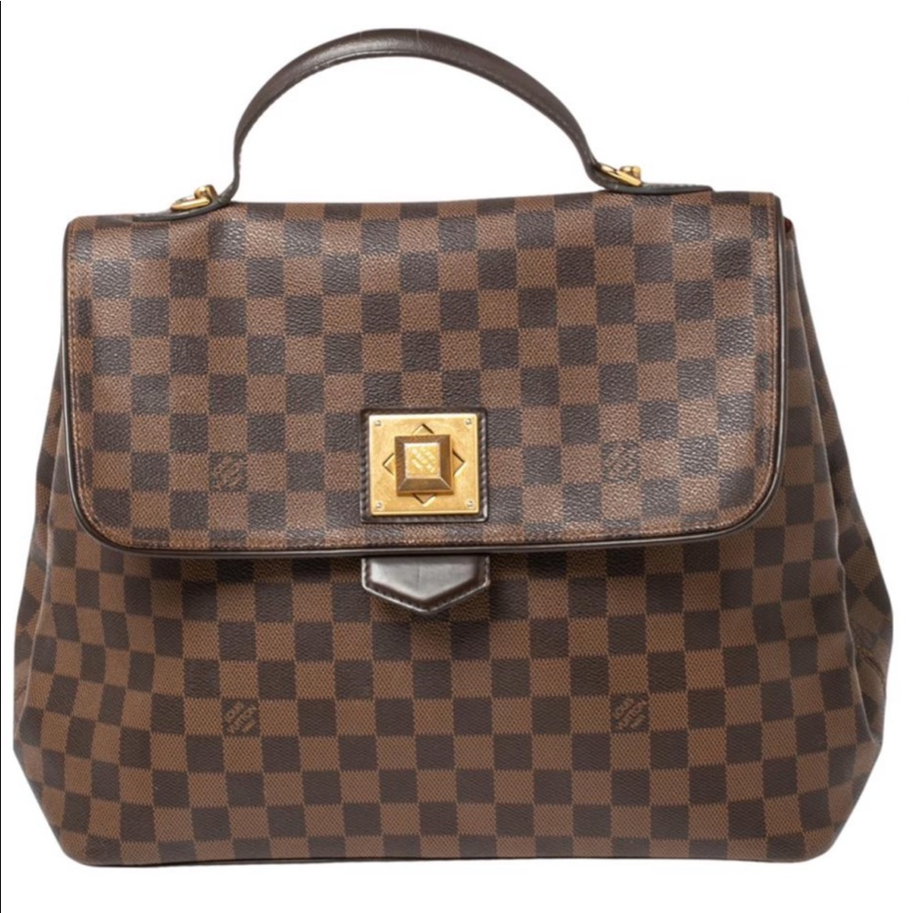Authentic Louis Vuitton Damier ebene bergamo GM bag